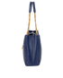 Chevron Tote, £495, Handbags, Blue, Leather, Bottom view